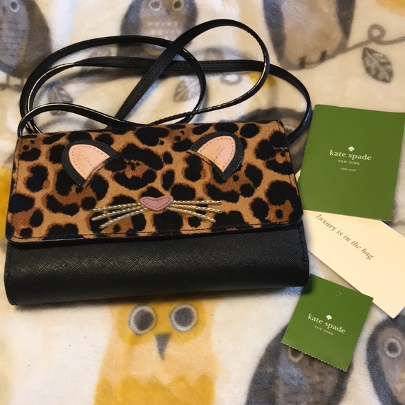 kate spade Handbags - Kate Spade Leopard Run Wild Crossbody